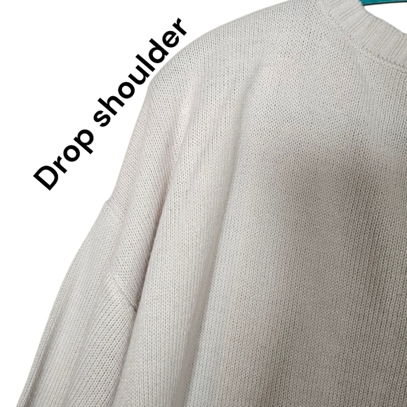 saltwater LUXE Take Me to Paradise Sweater in Cream•Size Large•NWOT! - Picture 7 of 9